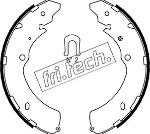 Комплект спирачна челюст fri.tech.