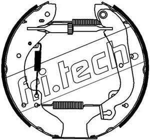 Комплект спирачна челюст fri.tech.