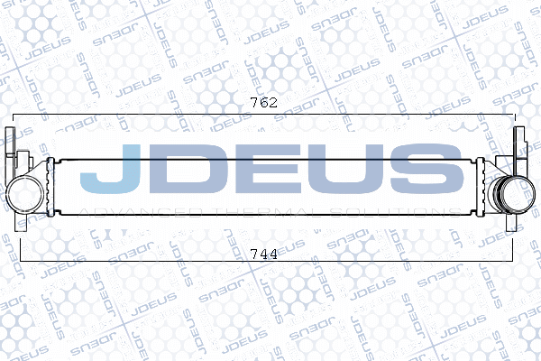 Интеркулер (охладител за въздуха на турбината) JDEUS