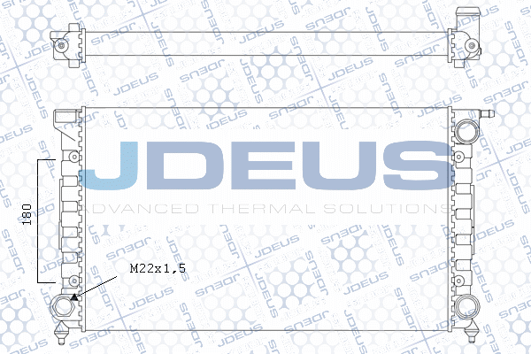 Радиатор, охлаждане на двигателя JDEUS
