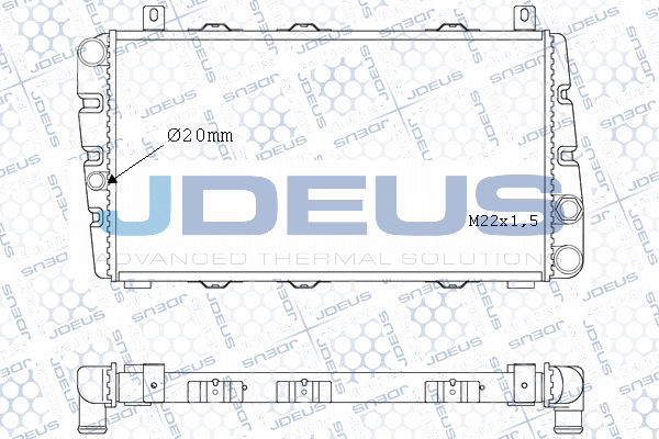 Радиатор, охлаждане на двигателя JDEUS