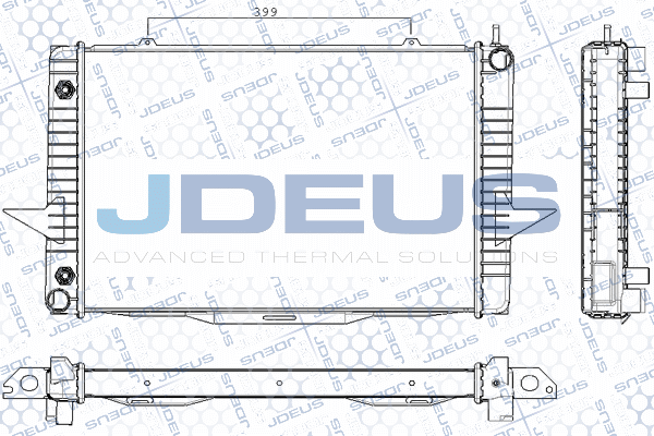 Радиатор, охлаждане на двигателя JDEUS
