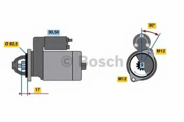 Стартер BOSCH