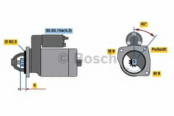 Стартер BOSCH