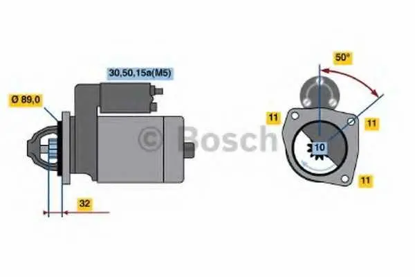 Стартер BOSCH