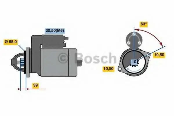 Стартер BOSCH