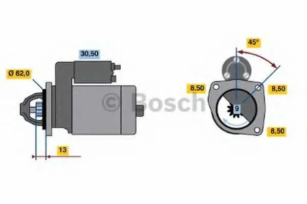 Стартер BOSCH