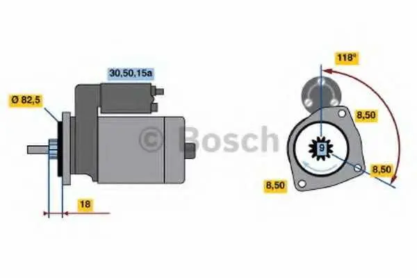 Стартер BOSCH