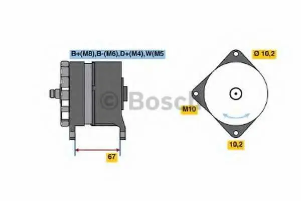 Генератор BOSCH 0 120 468 132
