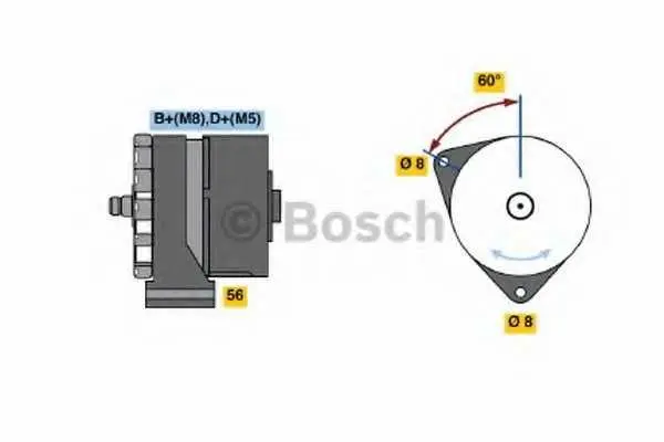 Генератор BOSCH