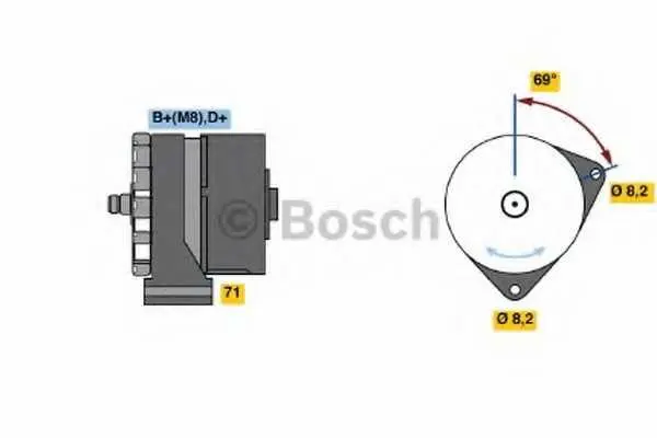 Генератор BOSCH