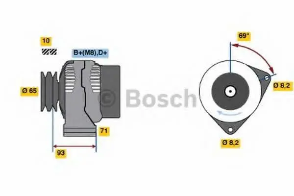 Генератор BOSCH