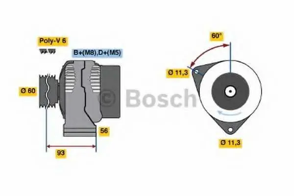 Генератор BOSCH