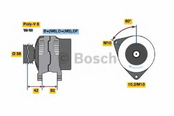 Генератор BOSCH