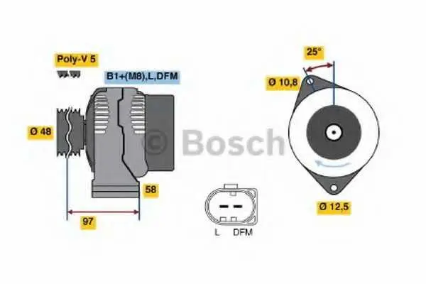 Генератор BOSCH