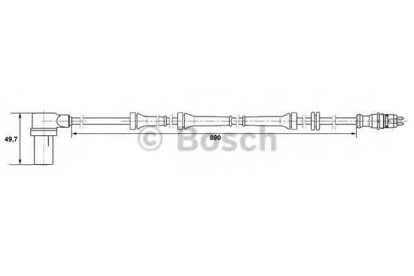 Датчик, обороти на колелото BOSCH