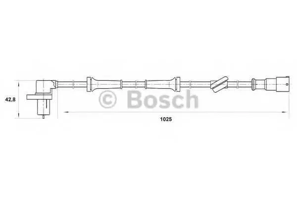 Датчик, обороти на колелото BOSCH