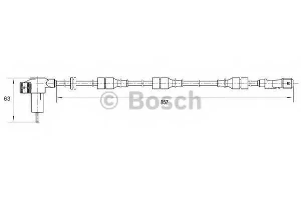 Датчик, обороти на колелото BOSCH