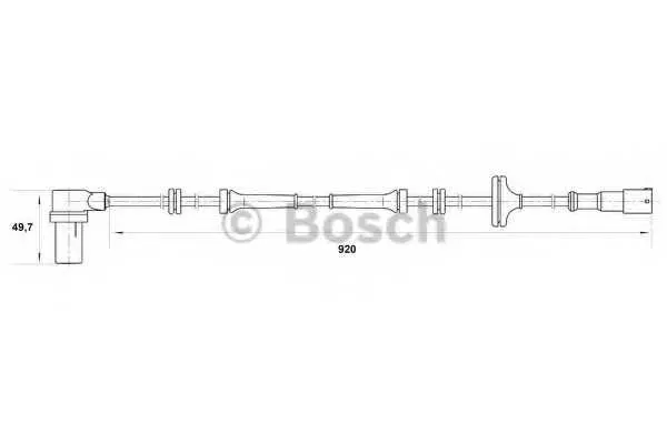 Датчик, обороти на колелото BOSCH
