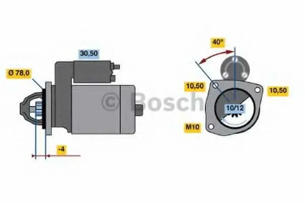 Стартер BOSCH