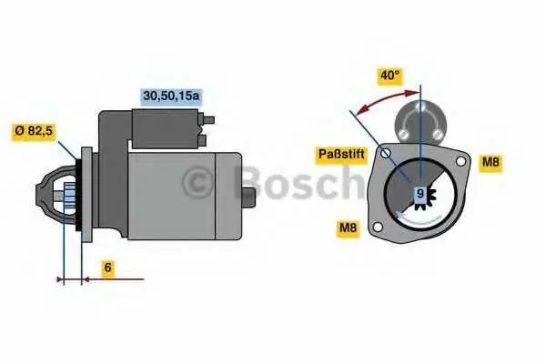 Стартер BOSCH