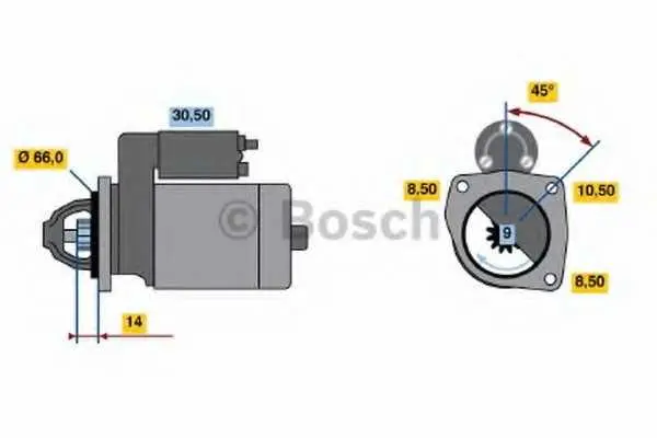 Стартер BOSCH