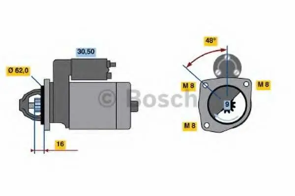 Стартер BOSCH