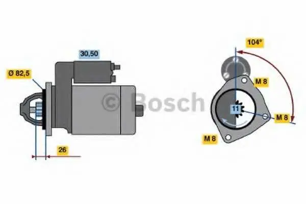 Стартер BOSCH