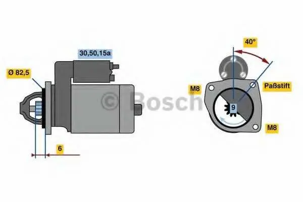Стартер BOSCH