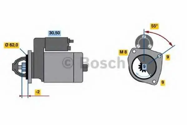 Стартер BOSCH