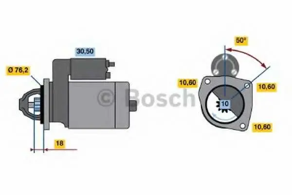 Стартер BOSCH