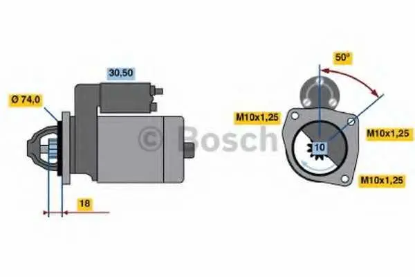 Стартер BOSCH