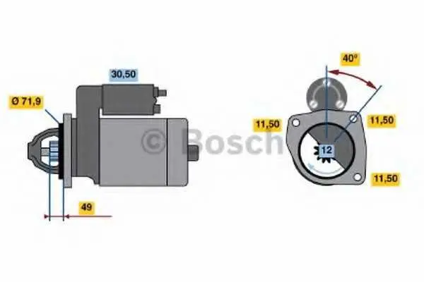 Стартер BOSCH