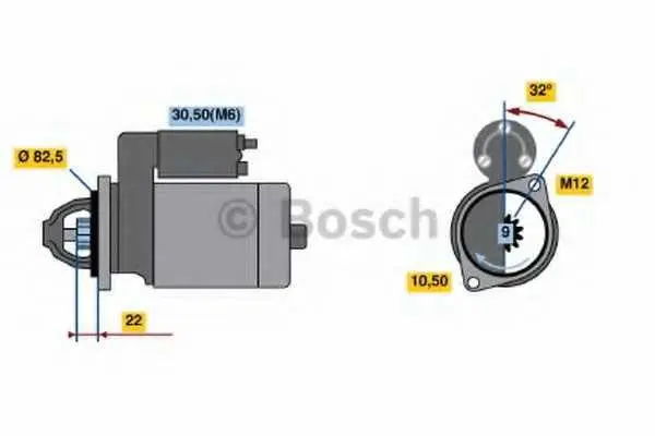 Стартер BOSCH