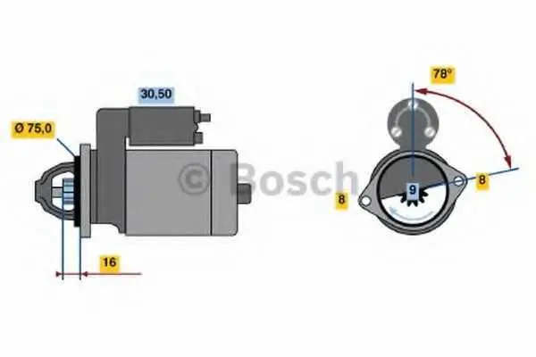 Стартер BOSCH