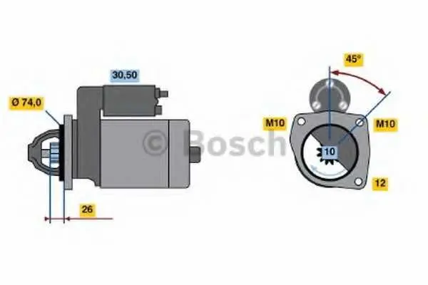 Стартер BOSCH