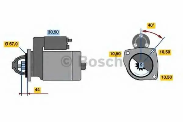 Стартер BOSCH