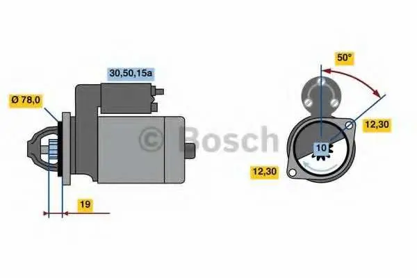 Стартер BOSCH