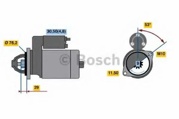 Стартер BOSCH
