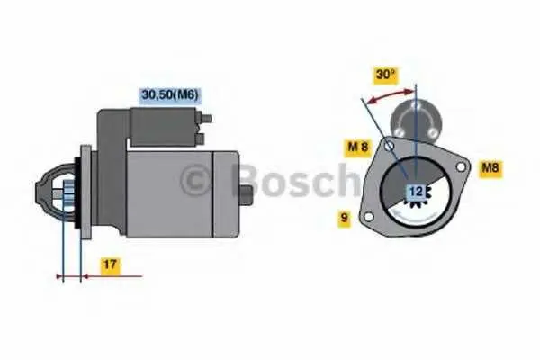 Стартер BOSCH