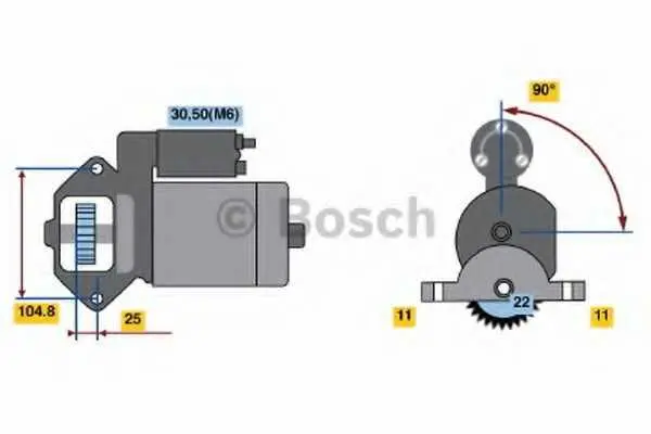 Стартер BOSCH