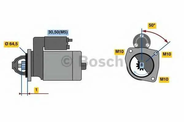 Стартер BOSCH