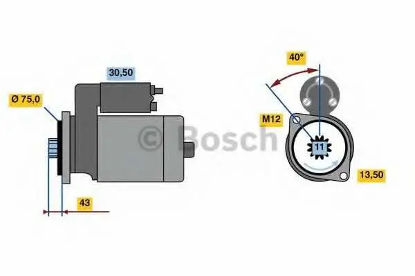 Стартер BOSCH