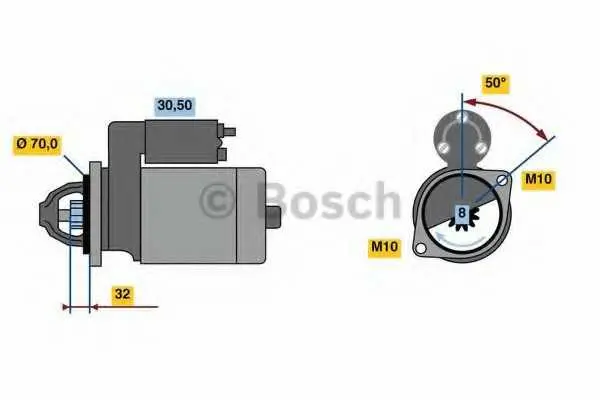 Стартер BOSCH