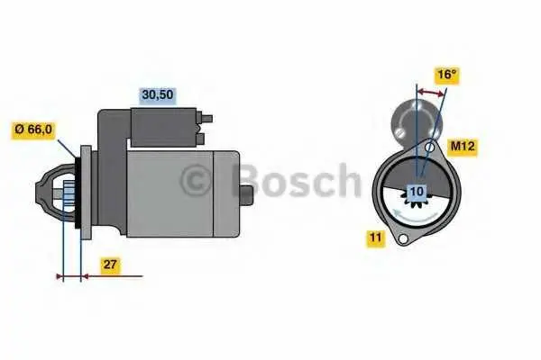 Стартер BOSCH