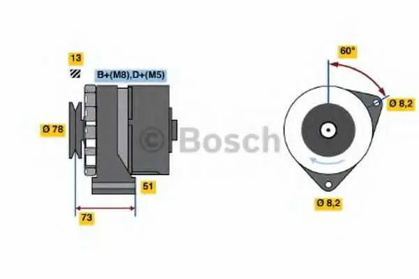 Генератор BOSCH