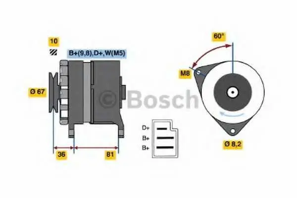 Генератор BOSCH