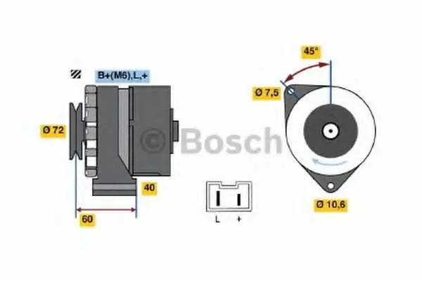 Генератор BOSCH