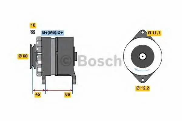 Генератор BOSCH 0 986 033 890