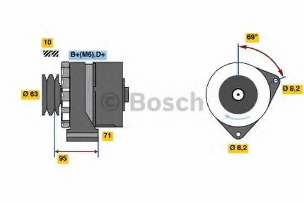 Генератор BOSCH